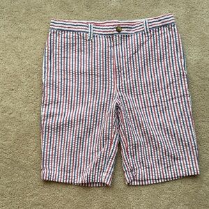Striped Red, White, and Blue Boy's Shorts